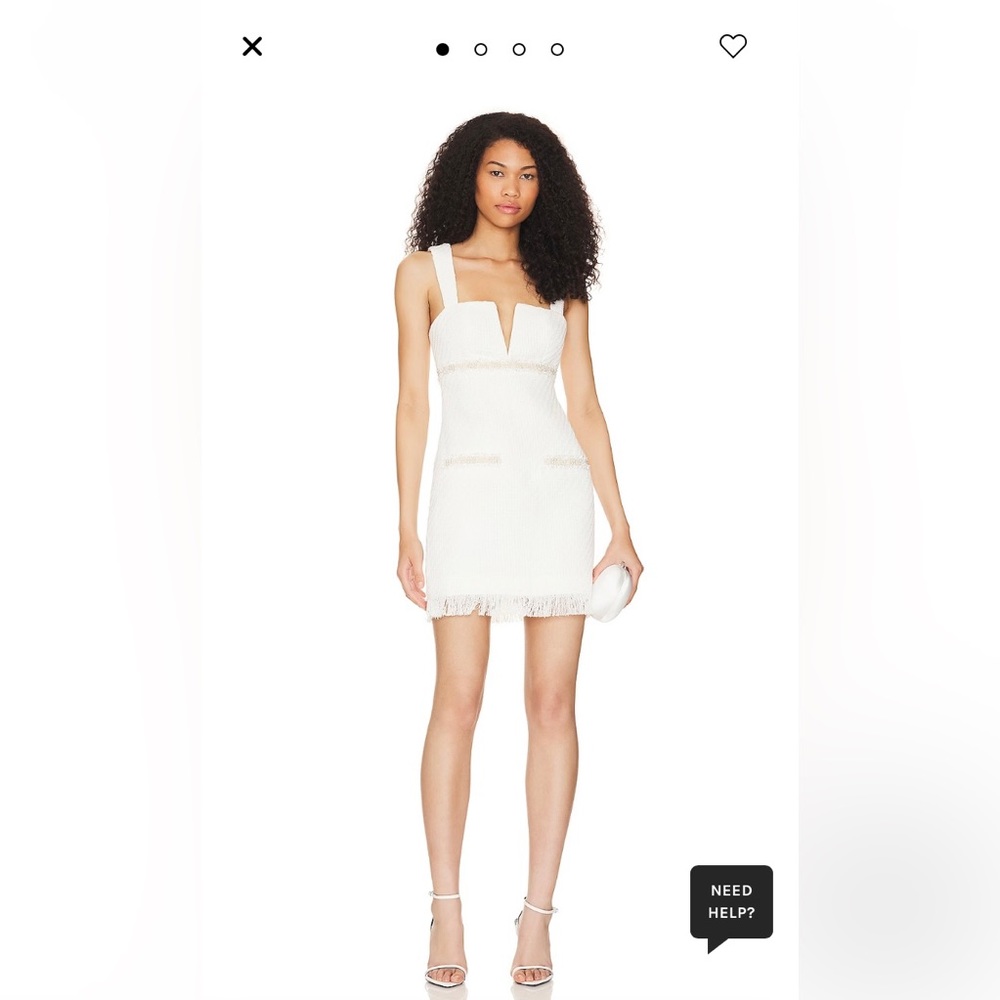 Revolve Majorelle Tricia Mini Dress in White